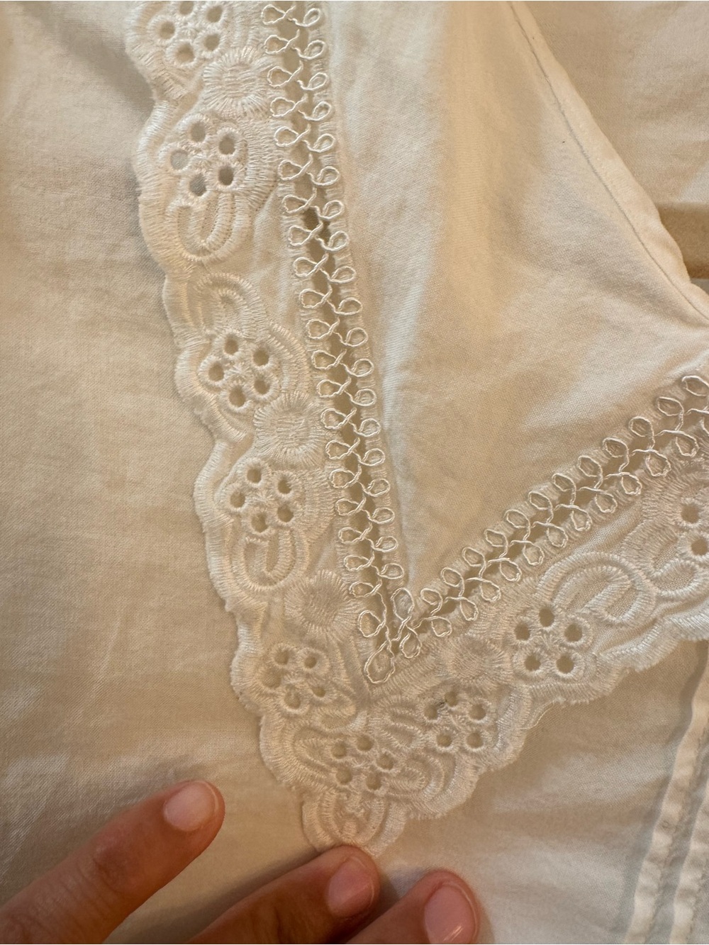 Reformation Cream Button-Up Top - Picture 3 of 10